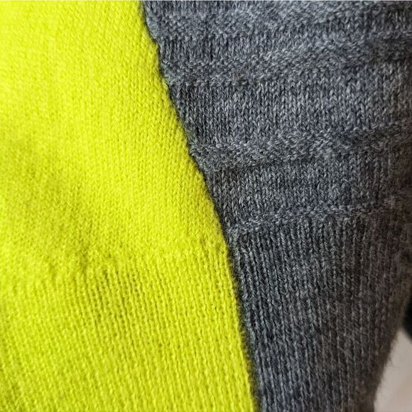 Christian Siriano grey Merino wool blend sweater mock neck medium @D - Picture 6 of 12